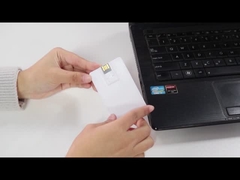 OTGの人間の特徴をもつクレジット カードUsbの記憶棒CMYKの印刷物64GB 128GB