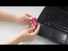 TシャツはプラスチックUSBの棒16GB 32GB白いusb抜け目がないドライブ2.0を3.0 ROHS形づける