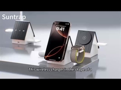 ホワイトとグレーは,高速充電を選択することができます 無線充電パッド OEMLOGO ロゴをサポートします